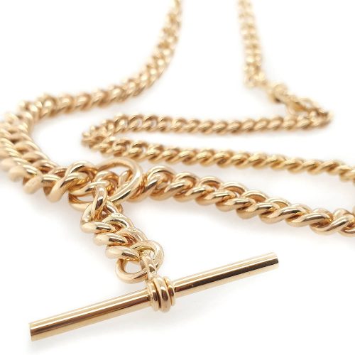 Handmade 9ct Gold Fob Chain