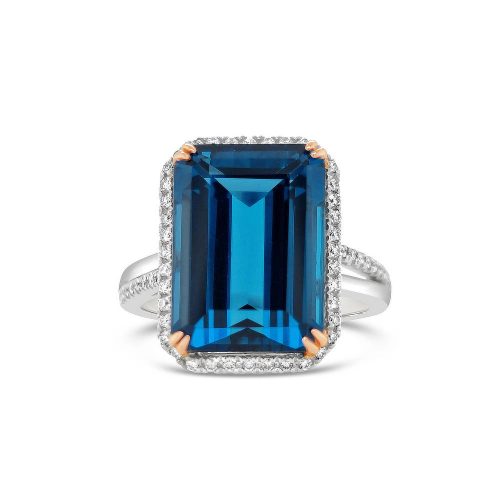 London Blue Topaz Ring