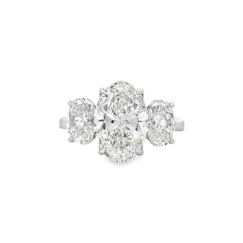 Oval Diamond Trilogy Ring