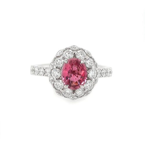 Padparadscha Sapphire Ring