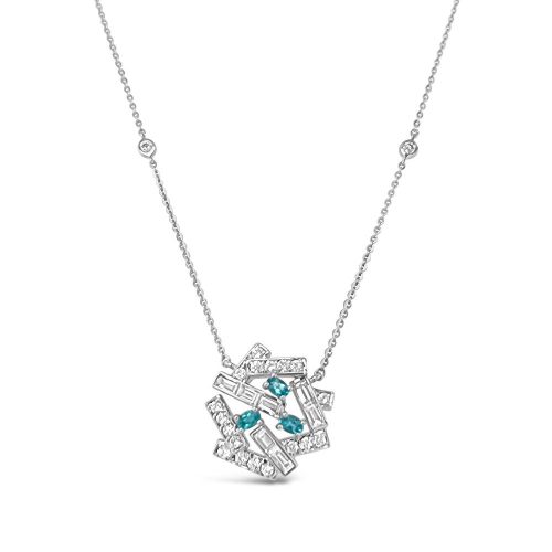 Paraiba and Diamond Geometric Circle