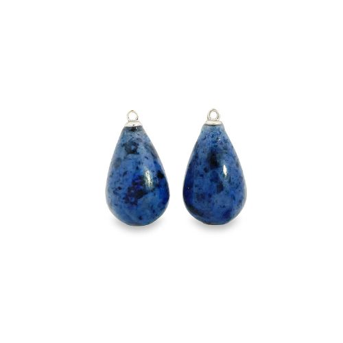 Polished Briolette Dumortierite Drops