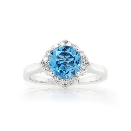 Pretty Topaz Dress Ring