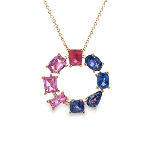 Rose Sapphire Circle