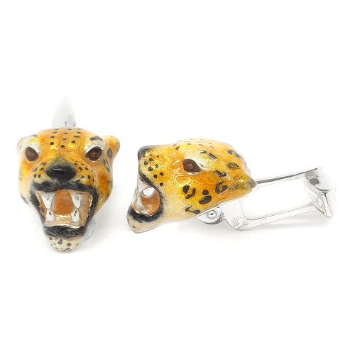 Saturno Leopard Cufflinks