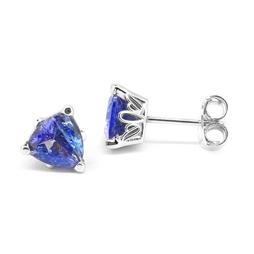 Tanzanite Stud Earrings
