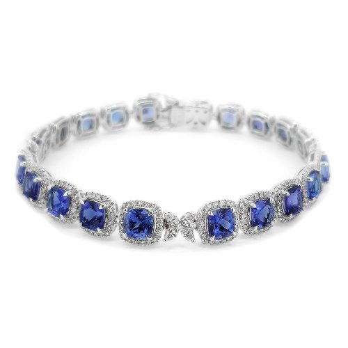 Tanzanite and Diamond Bracelet