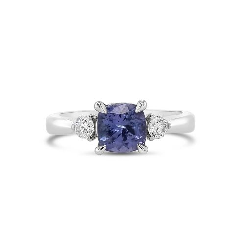 Tanzanite and Diamond Ring