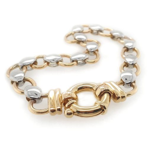Yellow and White Gold Bracelet