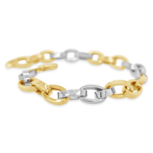 Yellow and White Gold Bracelet