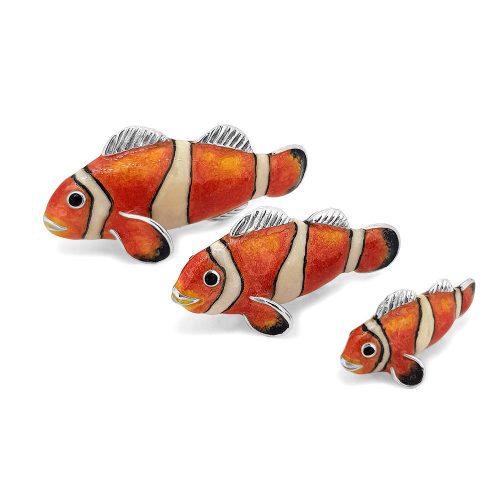 Saturno Sterling Silver Enamel Nemo